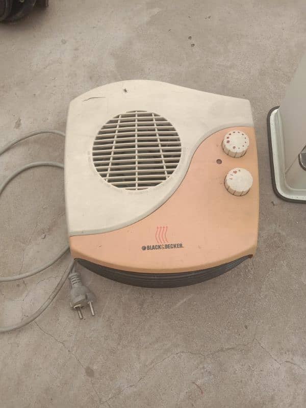 Gas heater + electric heater 1