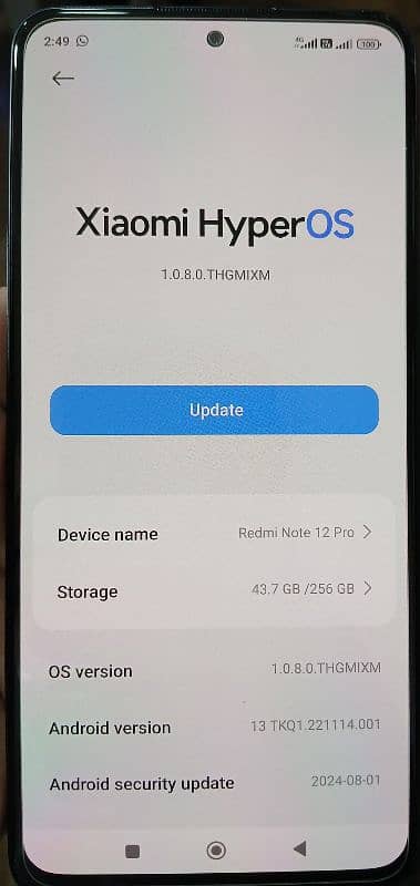 REDMI NOTE 12 PRO 10/10 CONDITION 4