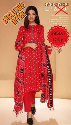 KHADDAR/NISHAT/3PC/LADIES