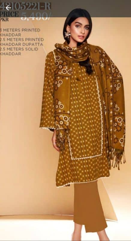 KHADDAR/NISHAT/3PC/LADIES SUIT/UNSTITCHED/LATEST COLLECTION 1