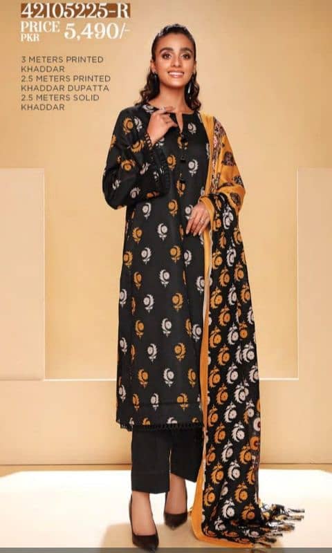 KHADDAR/NISHAT/3PC/LADIES SUIT/UNSTITCHED/LATEST COLLECTION 5