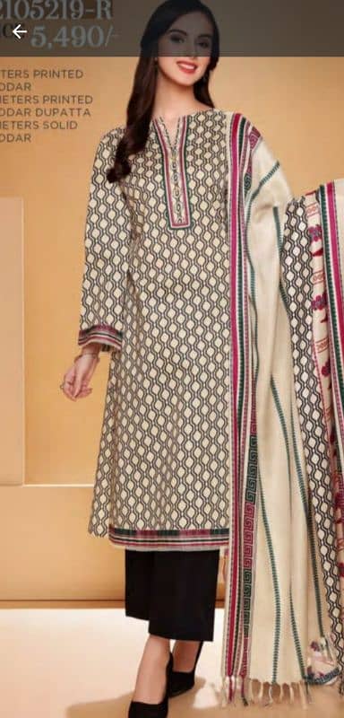 KHADDAR/NISHAT/3PC/LADIES SUIT/UNSTITCHED/LATEST COLLECTION 9