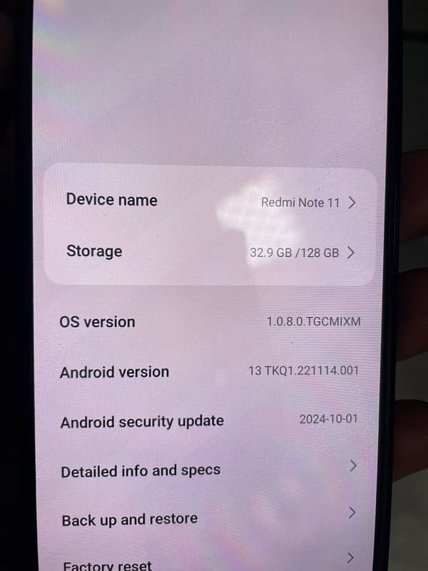 Redmi not 11 4