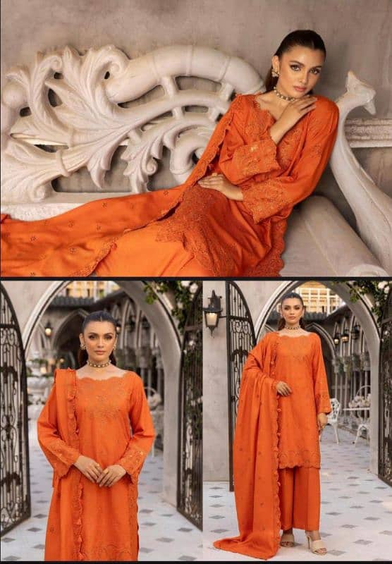 LADIES SUIT/UNSTITCHED/AN KAHI/SAFA NOOR/LATEST WINTER COLLECTION 6