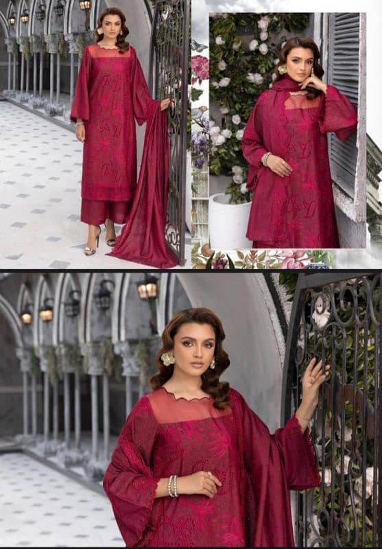 LADIES SUIT/UNSTITCHED/AN KAHI/SAFA NOOR/LATEST WINTER COLLECTION 8