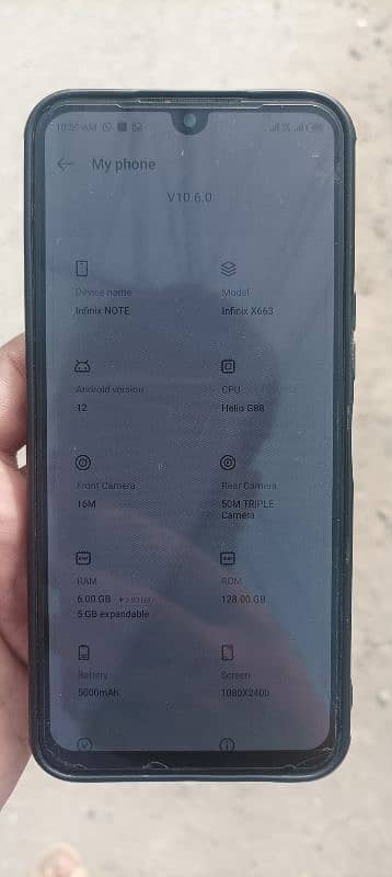 infinix note 11 6/128 only phone ha 10/9 condition ha good battery 1