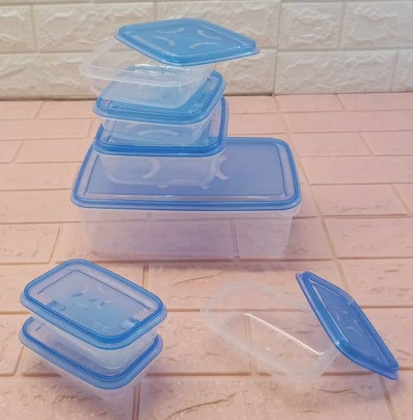 7 pieces storage part set 3