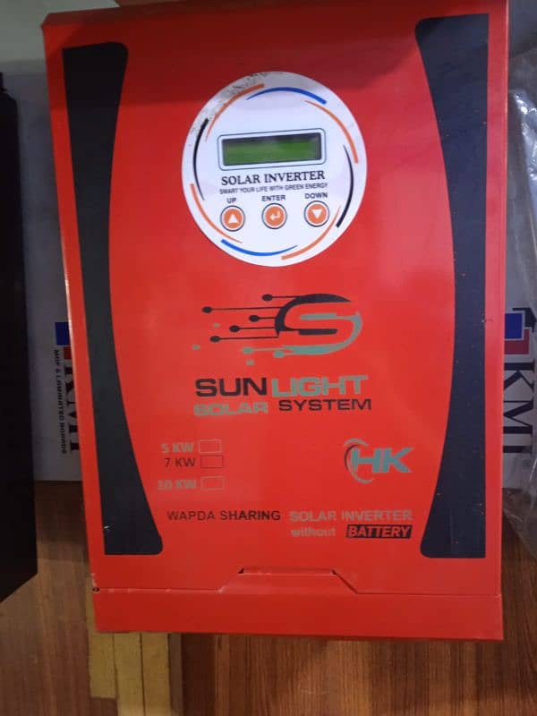 3 kilo watt Solar Inverter Without battery 6 plate phr chly wala 0