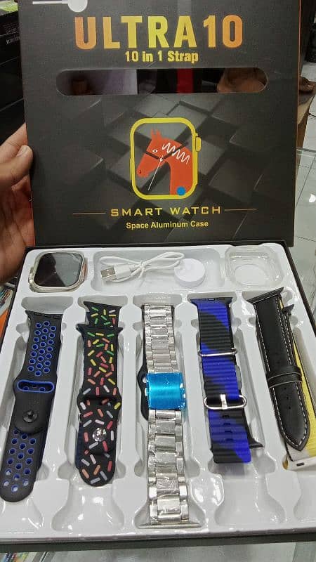 Smart Ultra Watch 10 Strapes+Pouch+AMOLED Display Amazing Quality 1