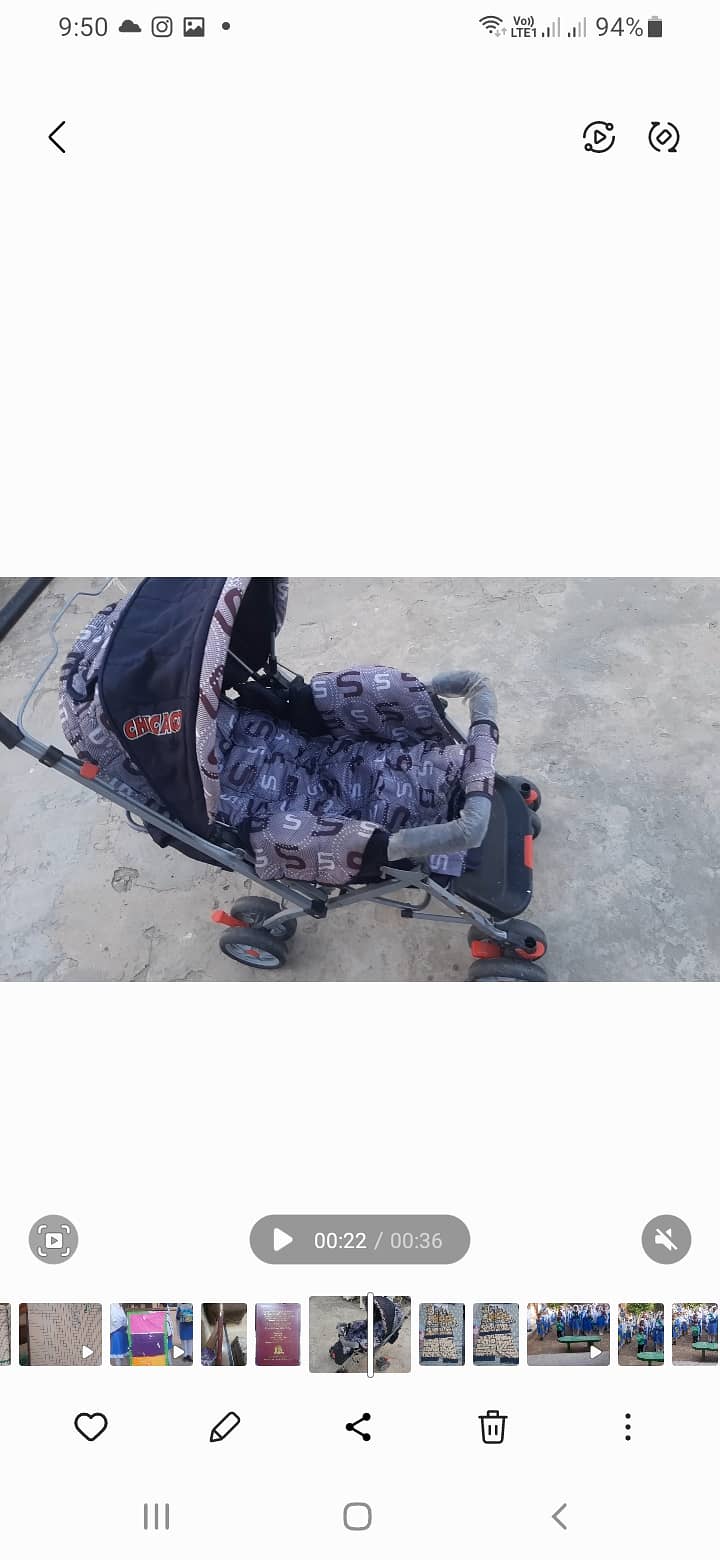 Baby pram, slightly used, good condition 2