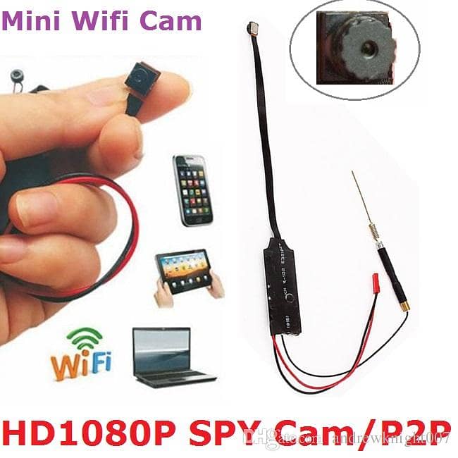 Mini Pinhole Camera WiFi With Mic  HD cam 0