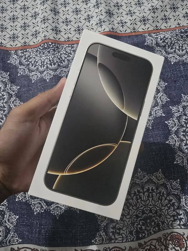 I phone 16 pro max Non PTA 0