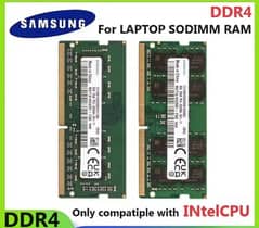 16GB DDR4 Ram 3200mhz Samsung for normal & Gaming laptop