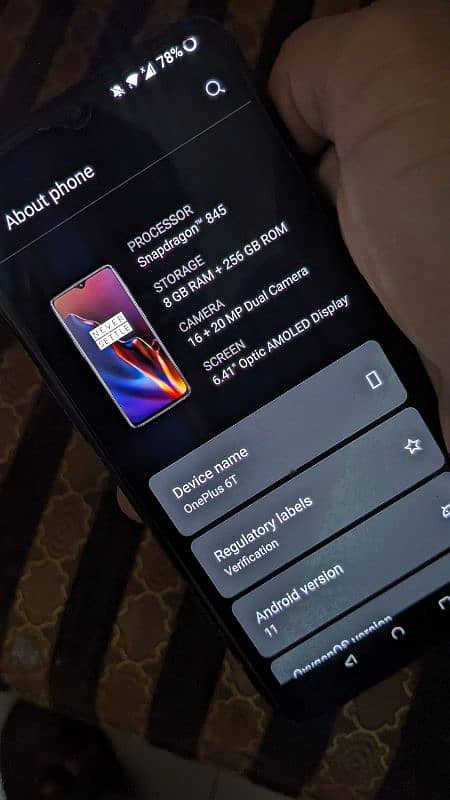 OnePlus 6T 8/256 dual sim 0