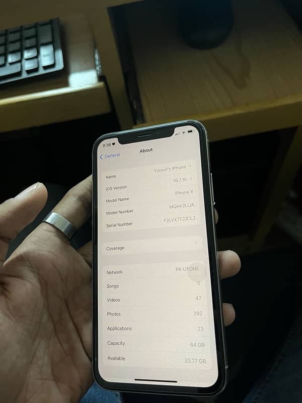 IPhone X (64gb) PTA Approved 4