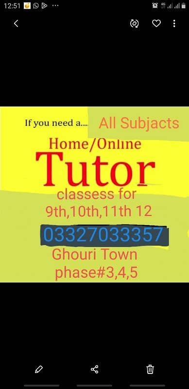 HOME/ONLINE TUITION FOR WEAK STUDENTS 1