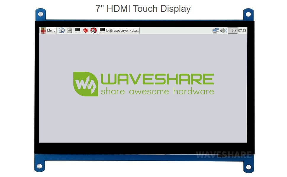 7 inch 1024*600 Capacitive Touch Screen LCD Display HDMI Interface Cu 0