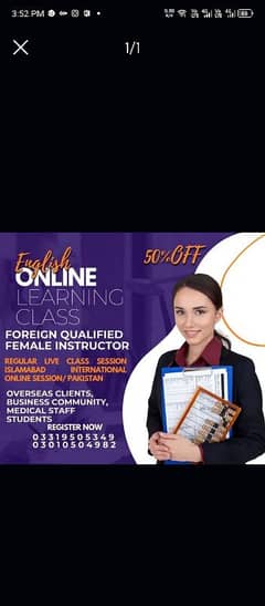 Spoken English Course/ Foreign Qualified Female Instructor