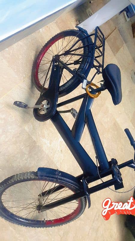 2nd hand bicycle good condition ; size : 24 inches ; ph# 03207163099 2