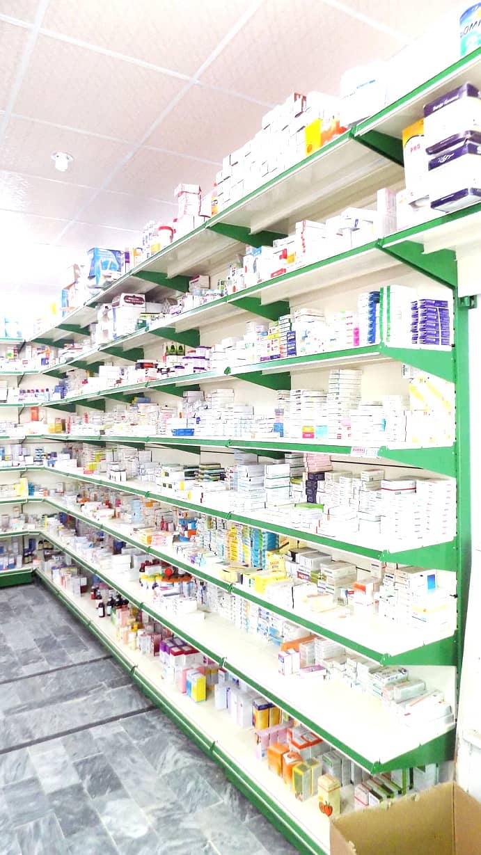 Display Rack/Store Rack/Heavy Duty/Pharmacy Rack/Wall Rack/Rack 18