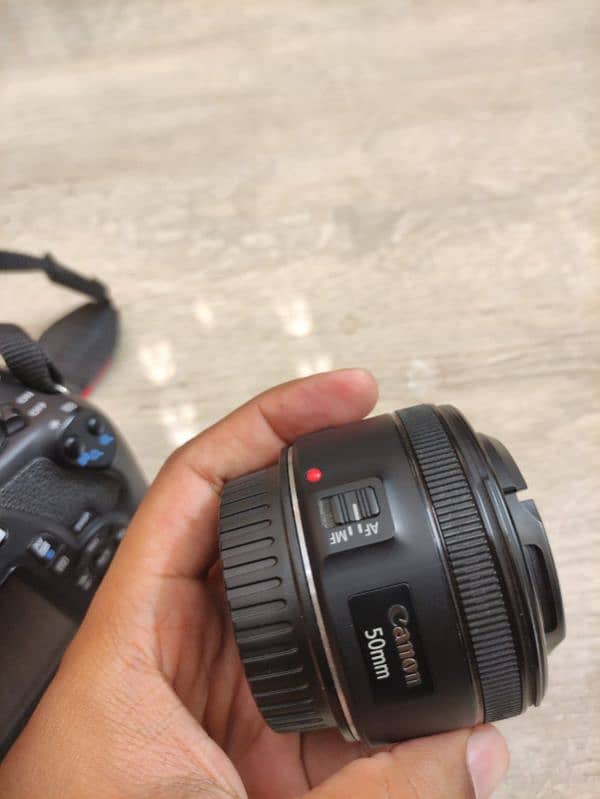 Canon 1200D + canon 50mm + yongnuo yn560 III + bag 18