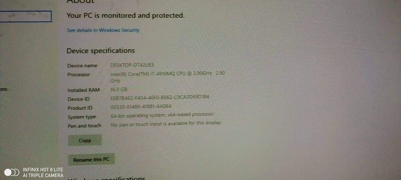 HP Zbook workstation laptop i7 4th gen . 17 INCHES 2