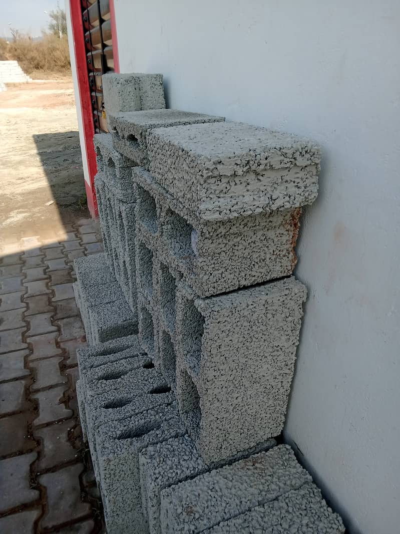 Solid & Hollow Best Quality Concrete Blocks | Delivery in Islamabad 7