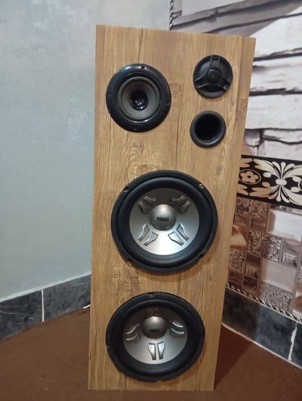 Yamaha 10 inches 4 set speakers with japani amp 1