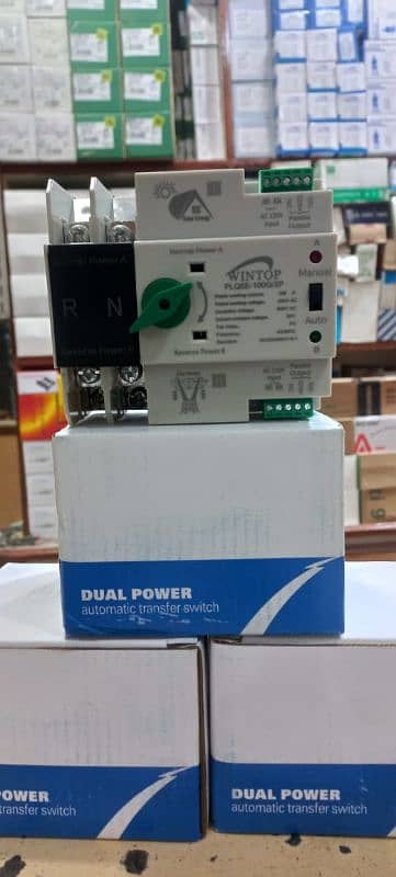 DB BOX AND AC DC BREAKERS 9