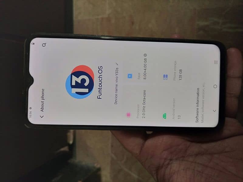 Vivo Y33S 8+4GB RAM/128GB ROM 1