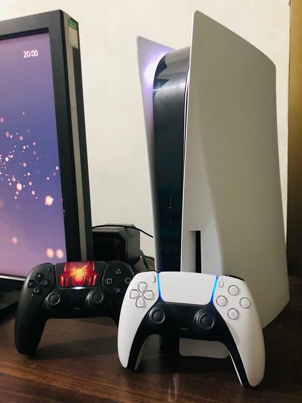 PS5 with two original controllers 3