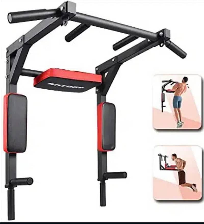 multi pullup bar pull up dips bar twister power tower leg raise gym 6