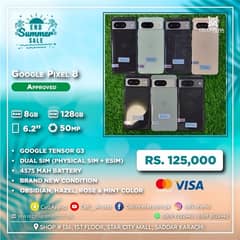 Cellarena GOOGLE PIXEL 8 DUAL SIM APPROVED