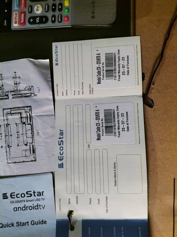 EcoStar 32" Smart LED TV for sale 4