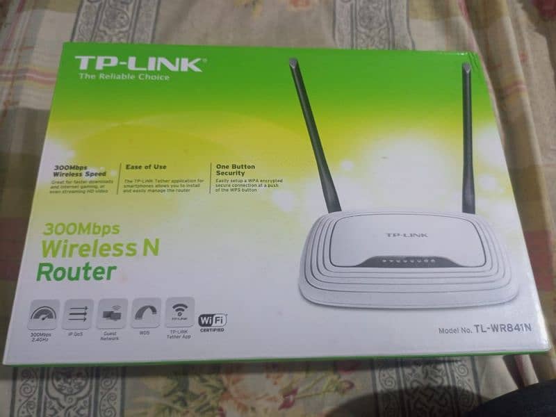 Tplink wifi Router TL-WR841N Double antenna 0