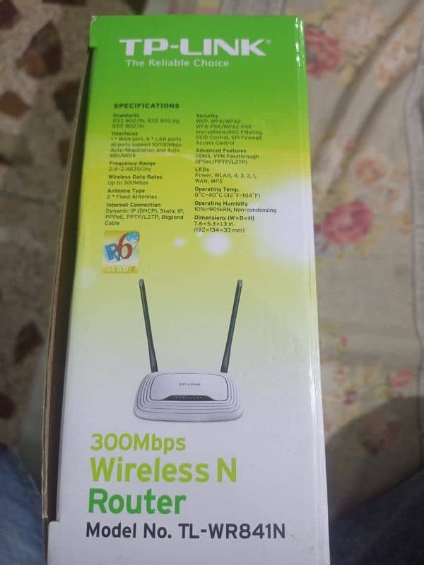 Tplink wifi Router TL-WR841N Double antenna 5