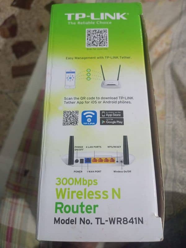 Tplink wifi Router TL-WR841N Double antenna 6