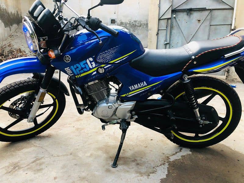 yamaha YBR G blu Beauty 11