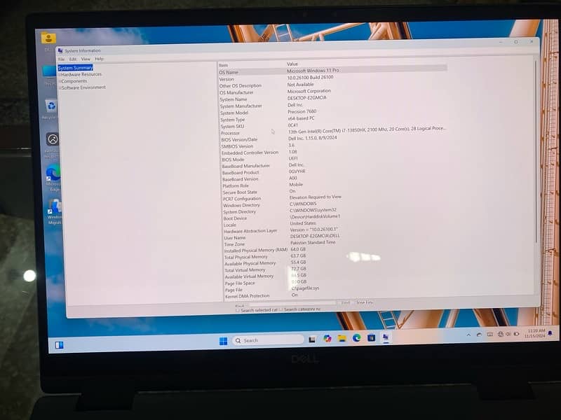 Dell Precision 7680 16” |13 gen|Ci7|2TB 1