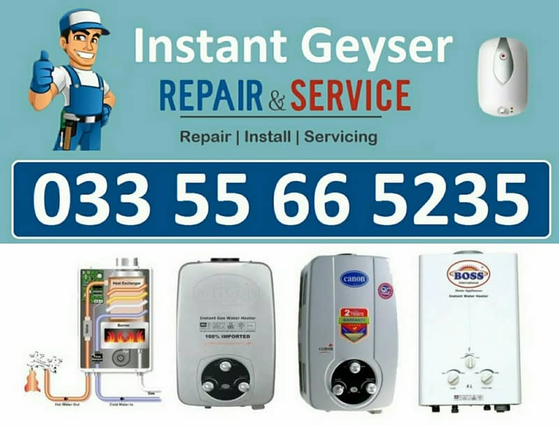 Instant Geyser Repair Service On 1 Call O335-5665235 0