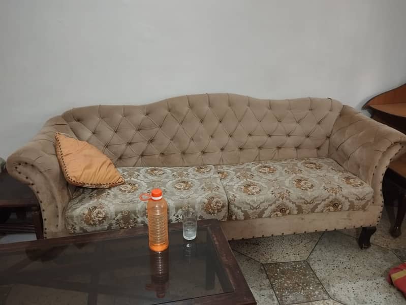 5 Seat Sofa Set Used Urgent Sale 4