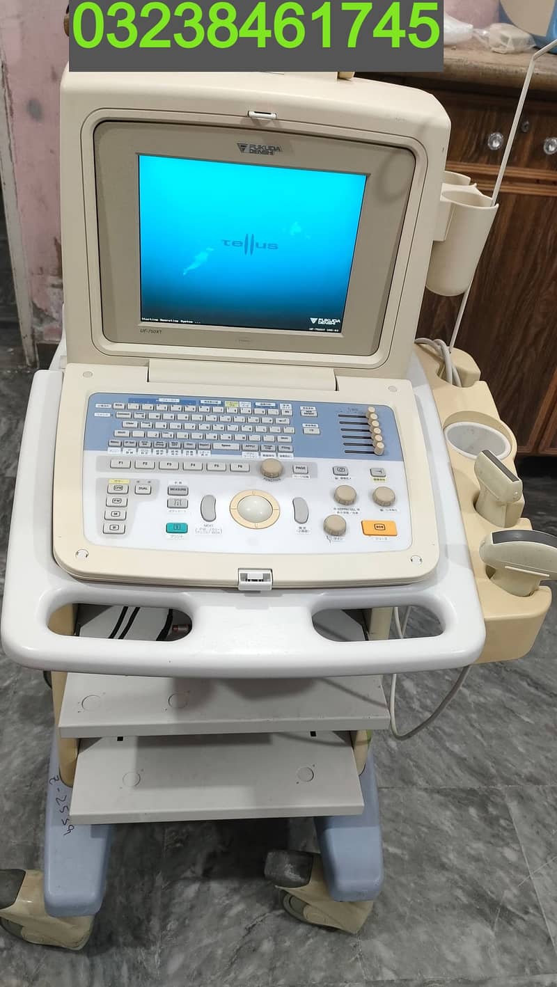 Fakuda densii 750 portable japanese colour Doppler ultrasound machine 0