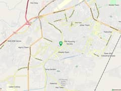 10 MARLA IDEAL LOCATION PLOT FOR SALE IN AIR LINE SOCIETY LAHORE 0