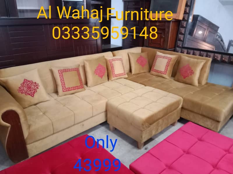 L Shape Sofa/Corner Sofa Set/Luxury Sofa Set/8 Seater L Sofa Set 3