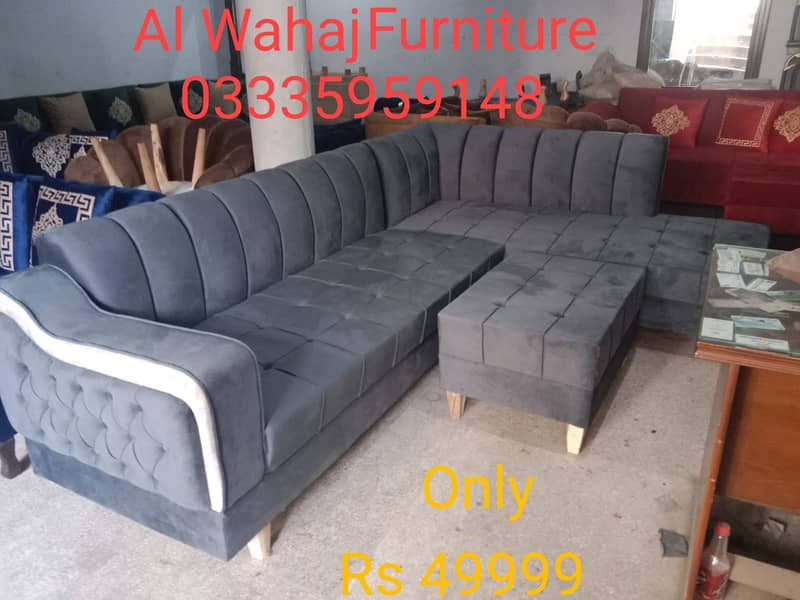 L Shape Sofa/Corner Sofa Set/Luxury Sofa Set/8 Seater L Sofa Set 4