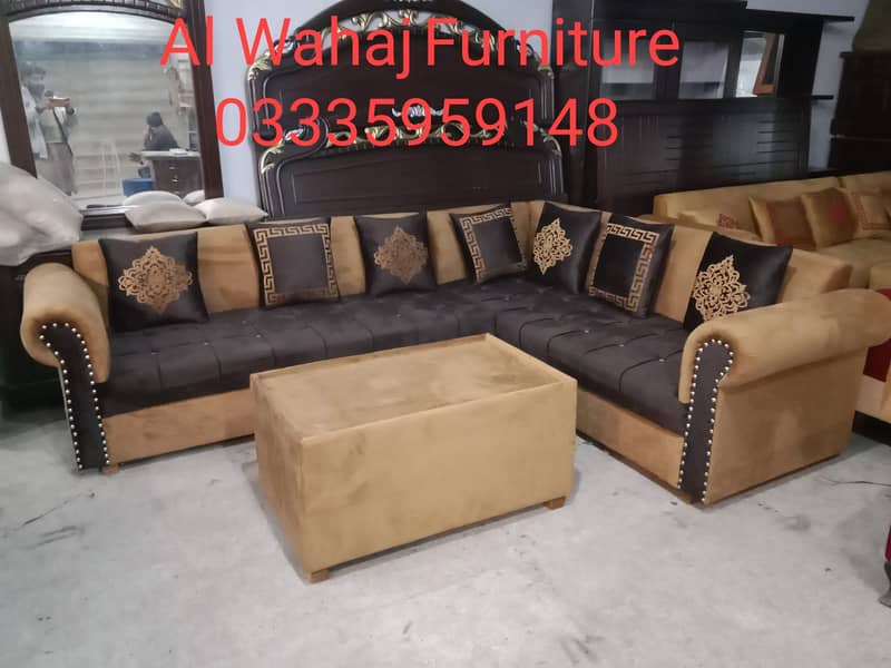 L Shape Sofa/Corner Sofa Set/Luxury Sofa Set/8 Seater L Sofa Set 8