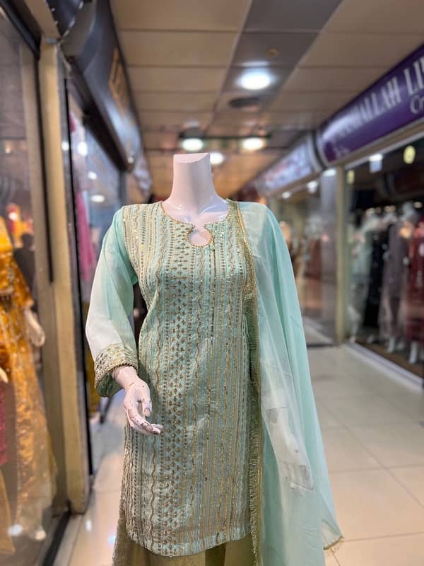 Party wear shafoon sitara suite 1