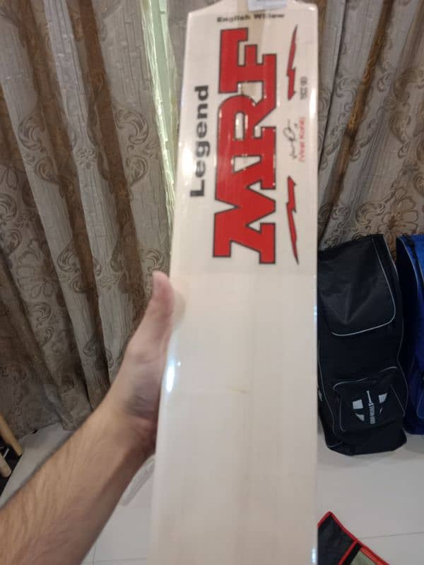 mrf hard ball bat for professional use 1