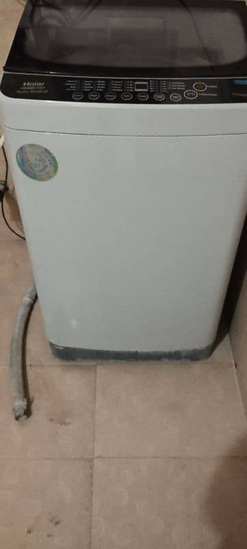 FULLY AUTOMATIC 8 KG HAIER WASHING MACHINE TOP LOADED 1