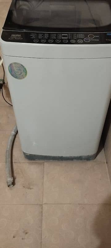 FULLY AUTOMATIC 8 KG HAIER WASHING MACHINE TOP LOADED 2